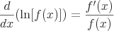 latex!encoded:base64,XGxhcmdlIFxmcmFje2R9e2R4fShcdGV4dHVwe2xufVtmKHgpXSkgPSBcZnJhY3tmJyh4KX17Zih4KX0=