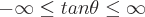 latex!encoded:base64,LVxpbmZ0eVxsZXEgdGFuXHRoZXRhXGxlcVxpbmZ0eQ==