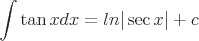 latex!encoded:base64,XGludCBcdGFuIHhkeD1sbnxcc2VjIHh8K2M=