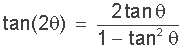tan double angle identity